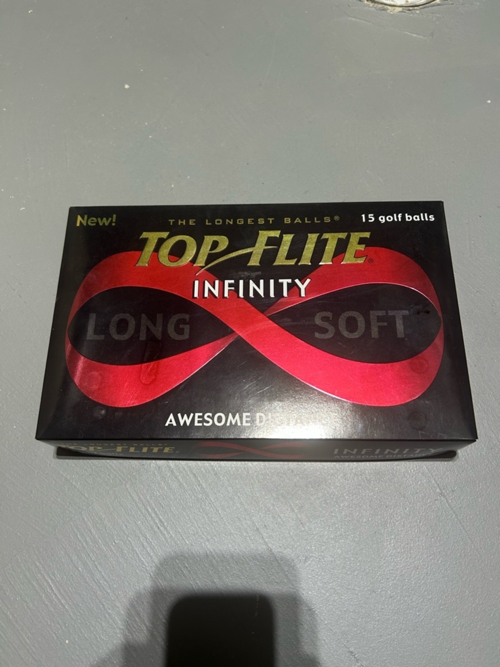 (NEW) Top Flite Infinity Long Soft Awesome Distance 15 Pack Golf Balls - Picture 2 of 8
